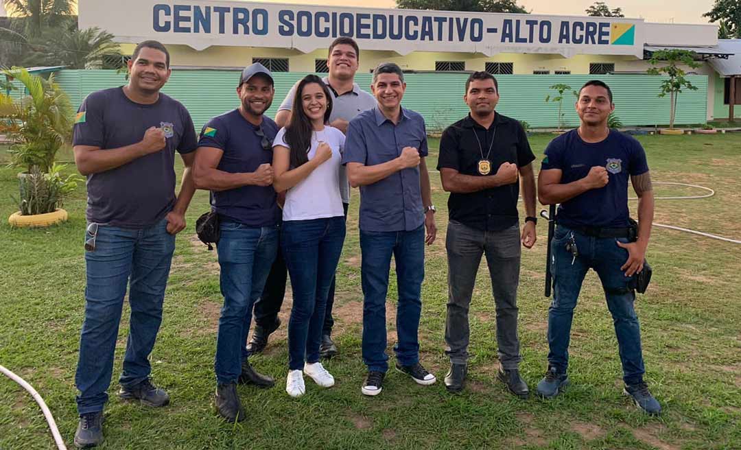 Fagner Calegário visita Instituto Socioeducativo e faz alerta sobre a demissão de servidores temporários