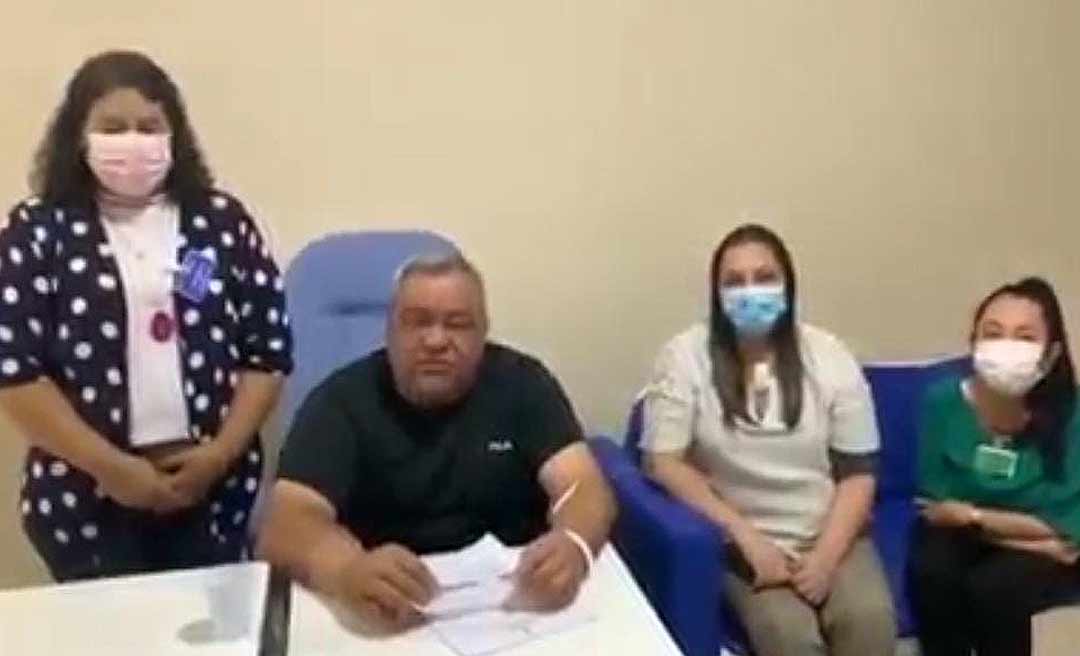 Ainda no hospital, Mazinho grava vídeo e diz estar vivo graças a uma oportunidade dada por Deus