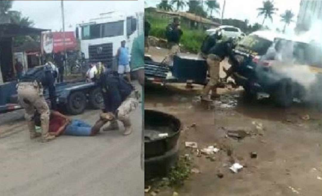 Bolsonaro critica a cobertura da imprensa no caso da morte de homem asfixiado em uma viatura da PRF