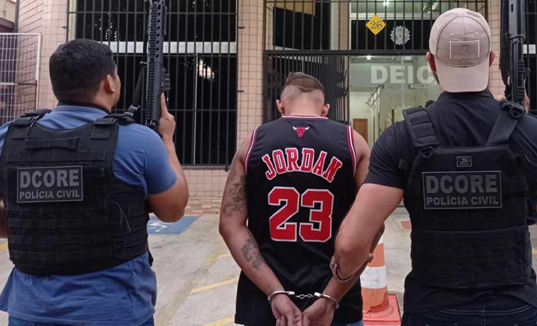Policia prende foragido da Justiça investigado por mais de 8 roubos em Rio Branco
