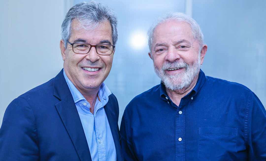 Jorge Viana tem encontro com Lula e relembra: “O nosso Brasil já viveu dias melhores”