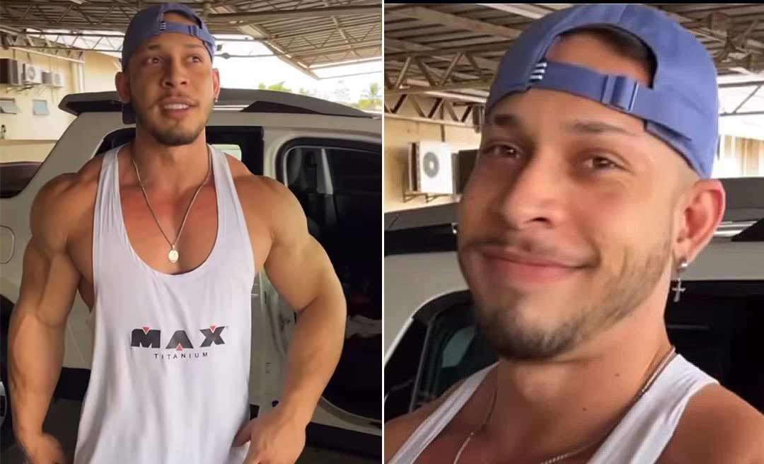 “Foi na rede Arasuper que eu consegui meu primeiro salário para pagar uma academia”, diz Ramon Dino, fisiculturista acreano