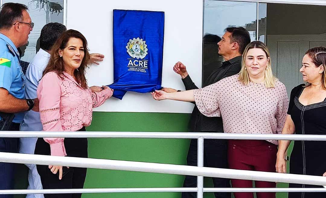 Mara Rocha participa de entrega da Ampliação Policlinica da PM com emenda de autoria do Vice-governador Wherles Rocha