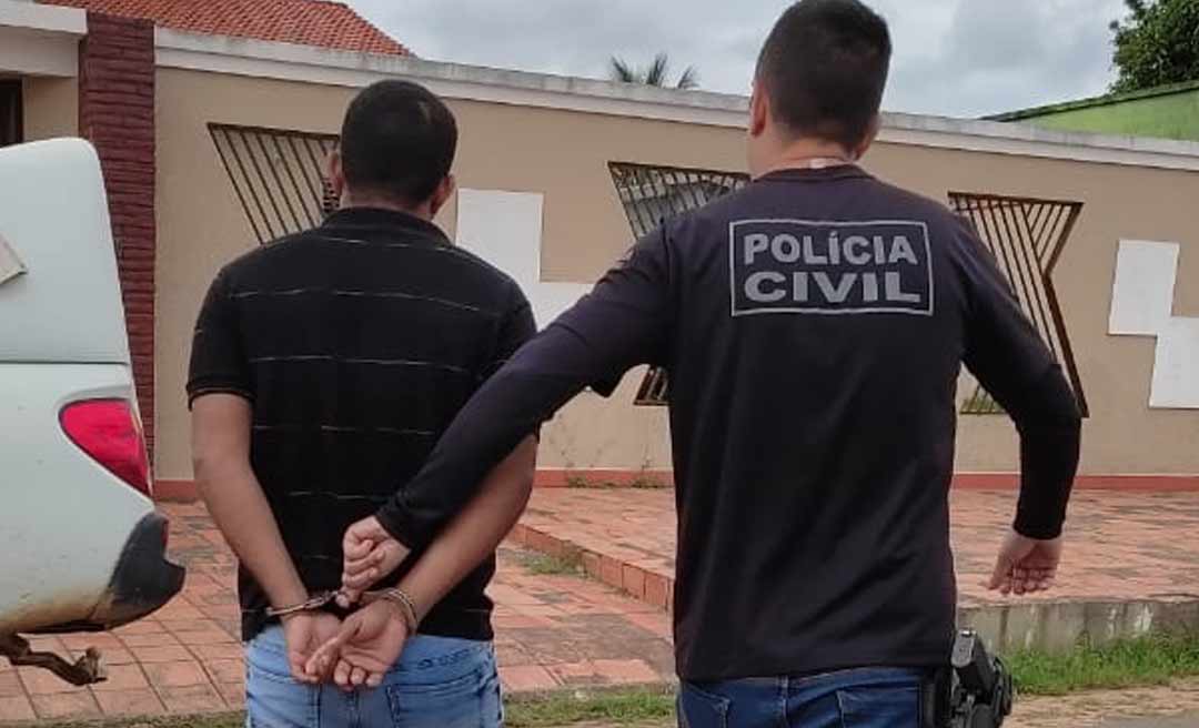 Homem que usou pneu de carro para incendiar casa e tentar matar a ex-mulher é preso em Sena Madureira