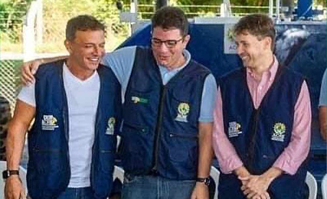 Após jantar com inimigos de Gladson, Marcio vai a Cruzeiro e é chamado de “amigo e parceiro” pelo governador