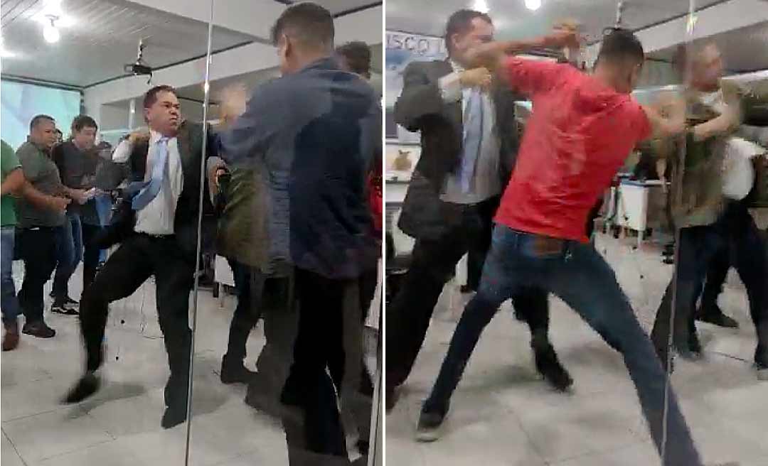 Sessão na Câmara de Boca do Acre termina na porrada; assista ao vídeo