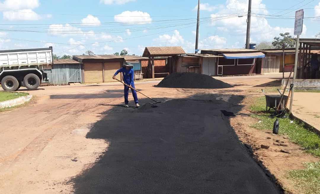 Deracre executa serviço de recapeamento no acesso do Complexo Penitenciário de Rio Branco