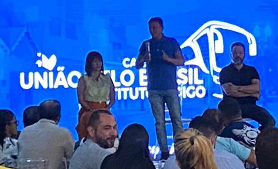 Em encontro do União Brasil, Bittar critica a esquerda e diz que Jorge Viana torcia para um rompimento entre ele e Gladson