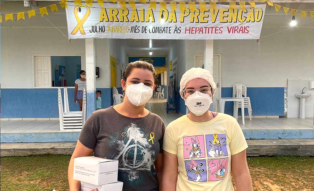 Prefeitura de Cruzeiro do Sul realiza o "Arraial da Saúde” no bairro São José no mês de prevenção às hepatites virais
