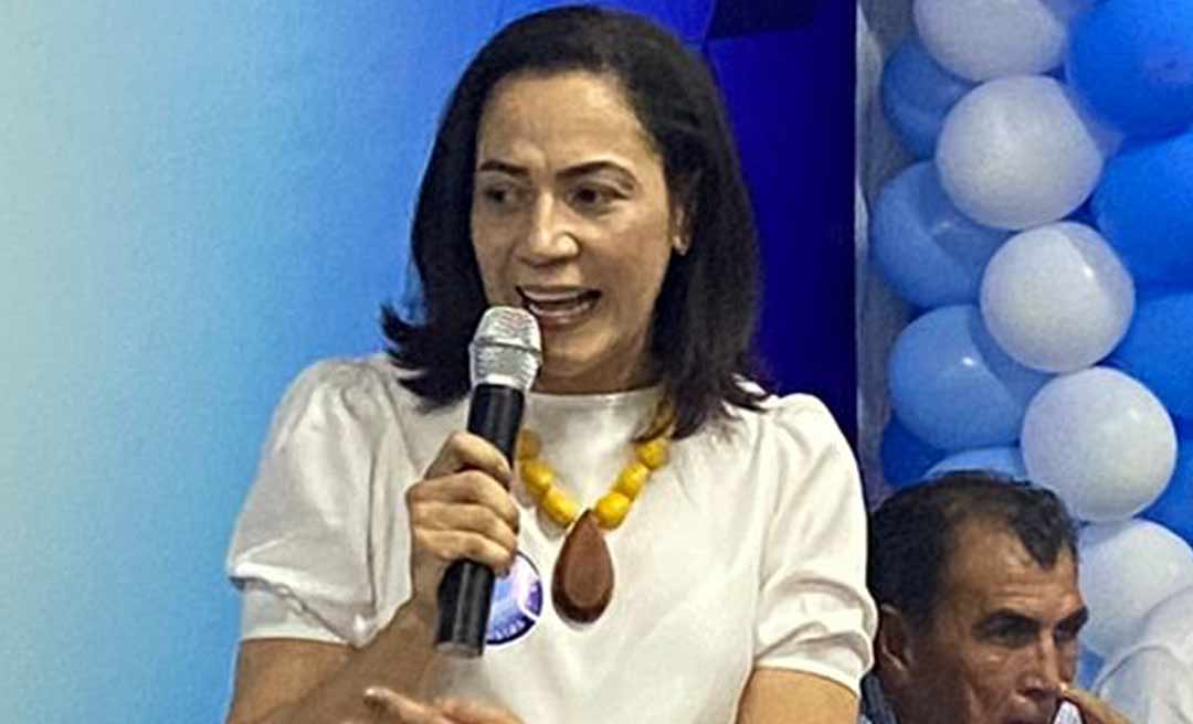 Mailza agradece apoio de Gladson, confirma que vai concorrer à reeleição e dispara chorando: “Temos o compromisso de nos unir pelo Acre”