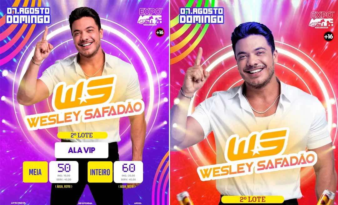 Wesley Safadão anuncia retorno aos palcos e show na Expoacre 2022 está confirmado