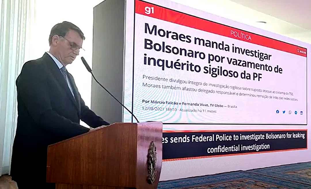 Em reunião com embaixadores, Bolsonaro ataca TSE, distorce dados da PF e insiste em fraude nas urnas