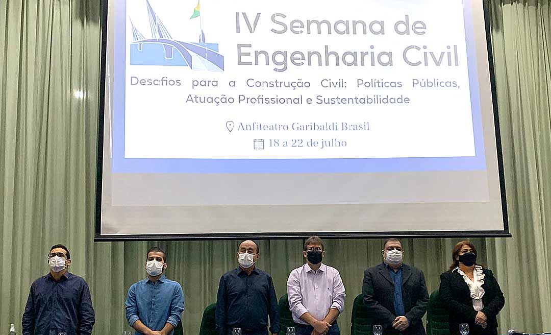 Abertura da IV Semana de Engenharia da Ufac conta com apresentação de projeto de desenvolvimento do Acre