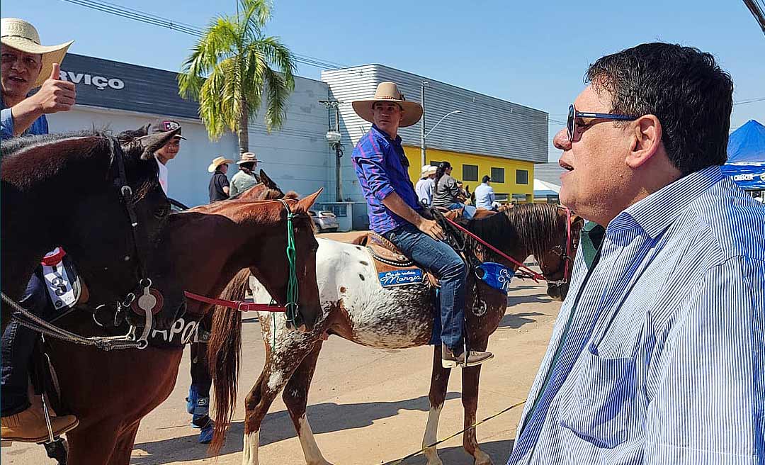 "Que seja uma festa de alegria e paz", diz Flaviano ao falar da cavalgada
