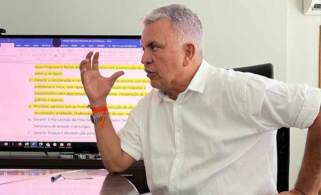 Petecão anuncia Plano de Governo voltado à produção rural, infraestrutura e geração de emprego