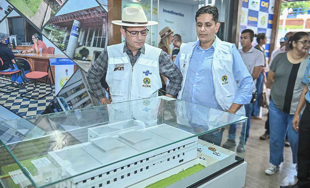 Governador Gladson Cameli realiza visita institucional a estandes do Estado na Expoacre 2022