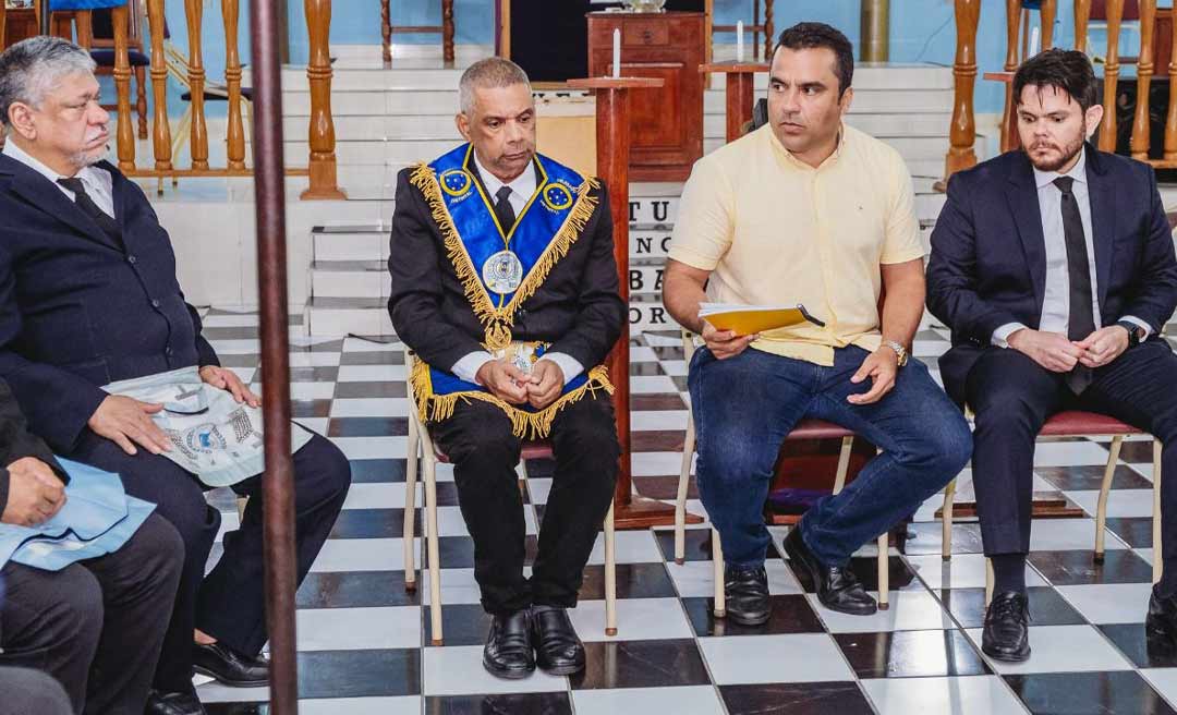 Vice de Petecão, Tota Filho apresenta plano de governo à Maçonaria no Juruá