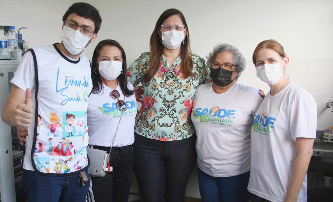 População de Acrelândia recebe serviços do programa Saúde Itinerante 