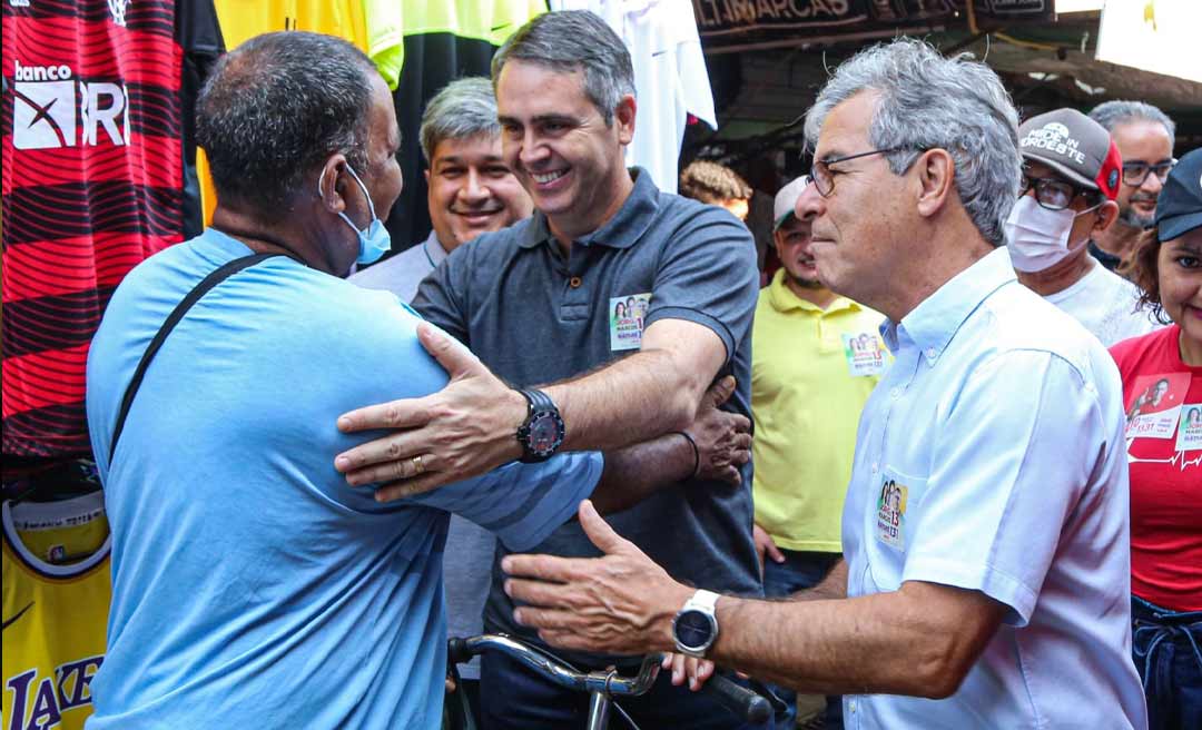 “Precisamos fazer a economia voltar a funcionar” dizem Jorge e Marcus durante conversa com comerciantes do Calçadão de Rio Branco