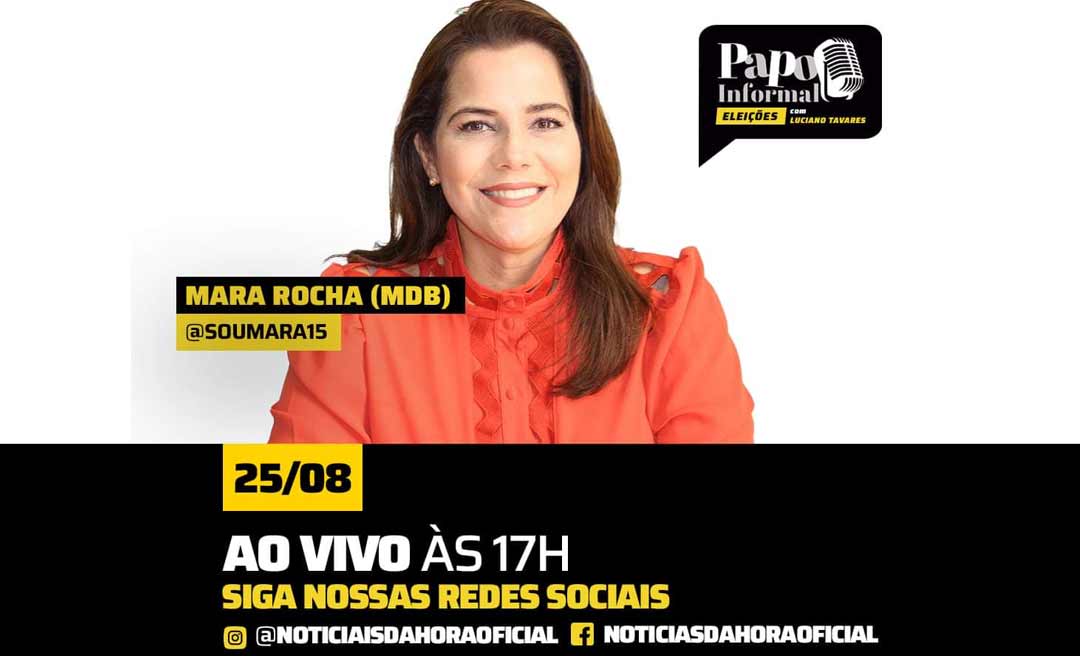 Mara Rocha participa da rodada de entrevistas do Papo Informal do NH nesta quinta-feira