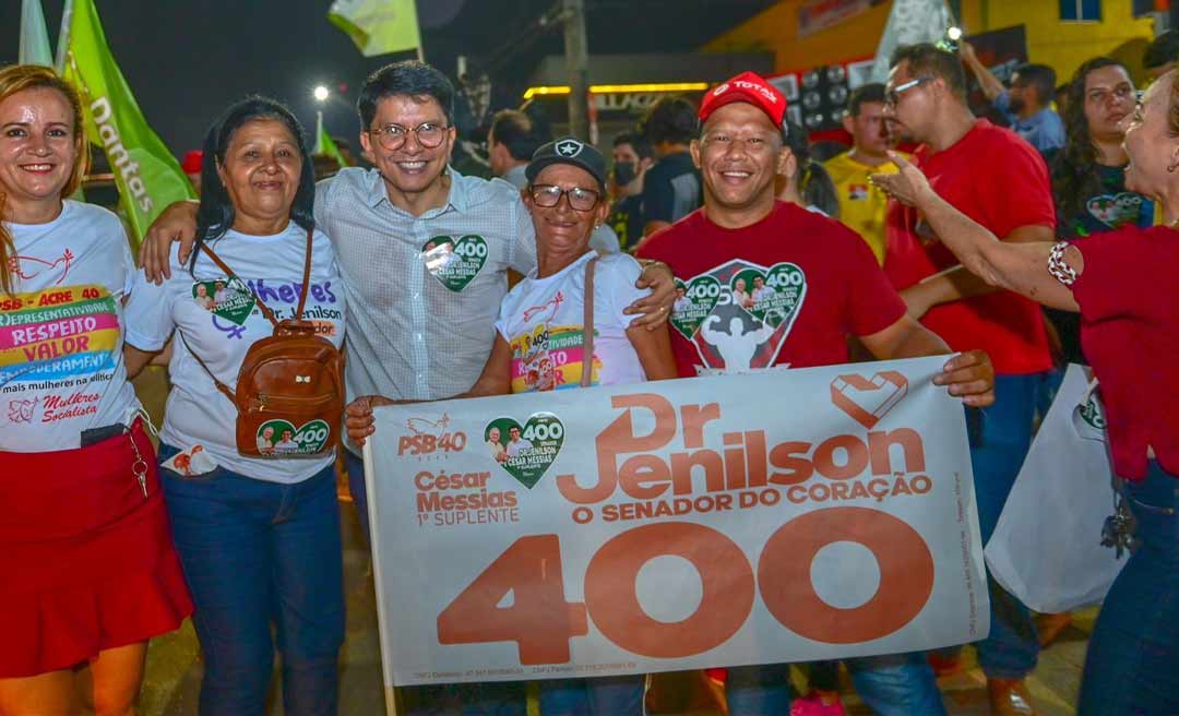 Dr. Jenilson inaugura comitê em Rio Branco e diz que continuará defendendo o servidor público no Senado