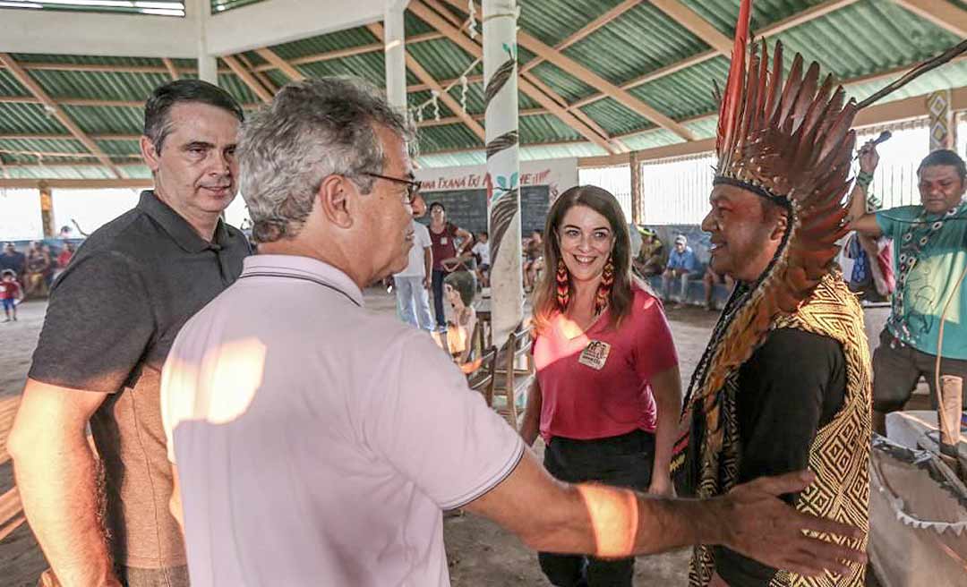 Jorge, Marcus e Nazaré são recebidos em Tarauacá e reafirmam compromisso com povos indígenas