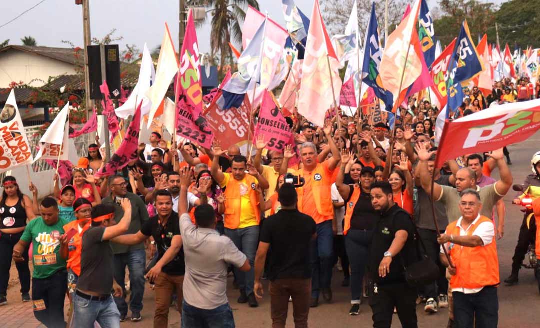 Em "arrastão" no São Francisco, Petecão promete "surra" de votos em Gladson