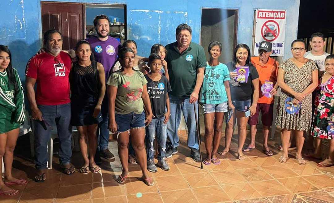 Em Rio Branco, Flaviano conversa com apoiadores no bairro Taquari