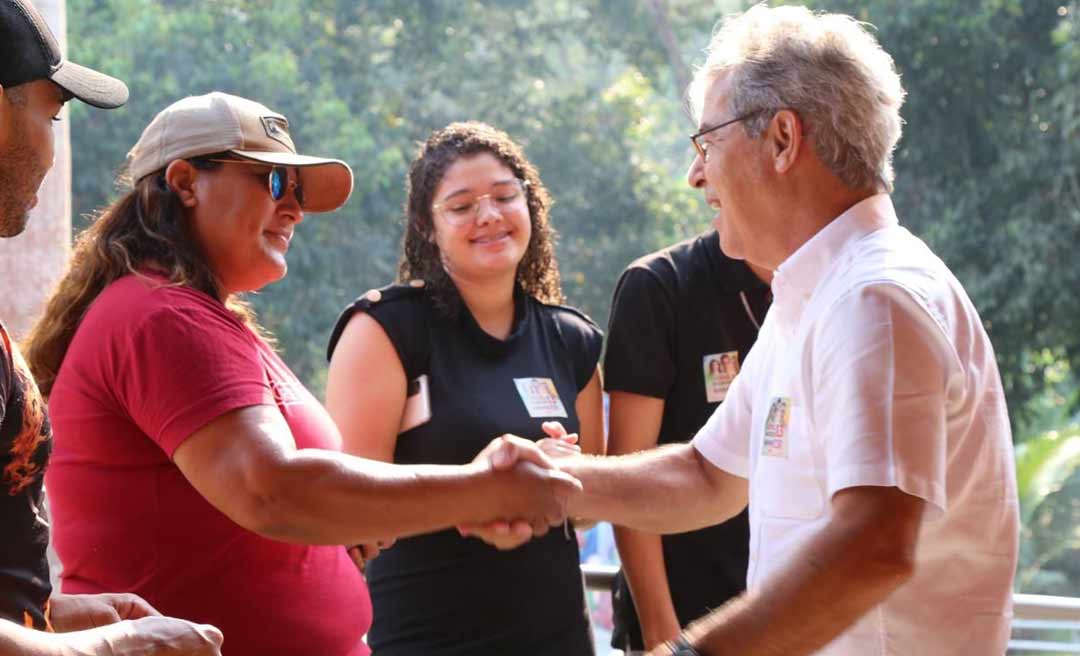 “Vamos fazer o segundo movimento de desenvolvimento do Alto Acre”, diz Jorge Viana ao levar caravana da Esperança para a região