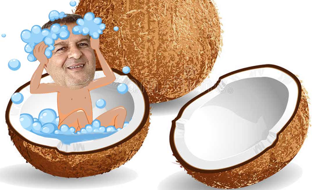 Prefeito Isaac Lima promete tomar banho de água de coco durante festival em Mâncio Lima