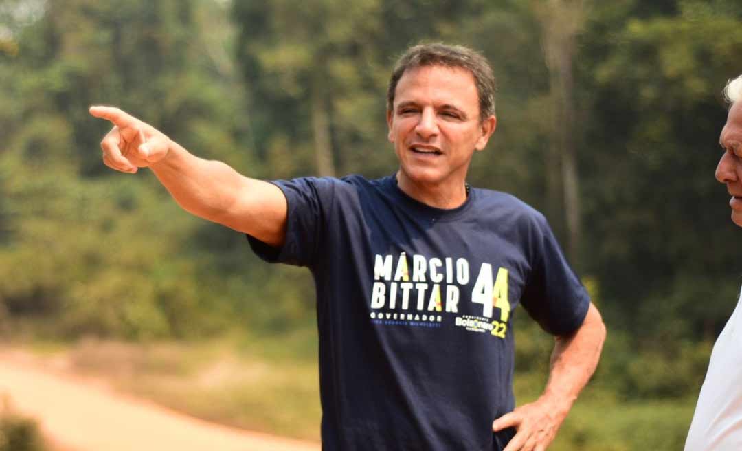 Em Porto Acre, Marcio Bittar visita obras que serão feitas com emendas de sua autoria