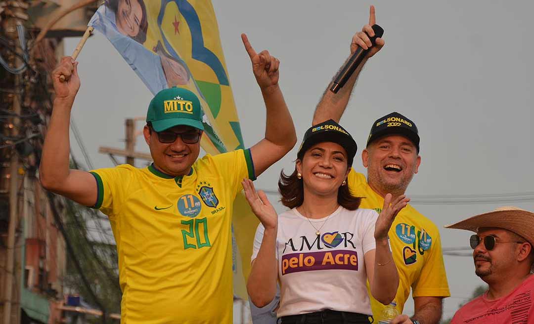 Buscando a reeleição, governadores participaram de atos pró-Bolsonaro; Mailza representou Gladson em Rio Branco