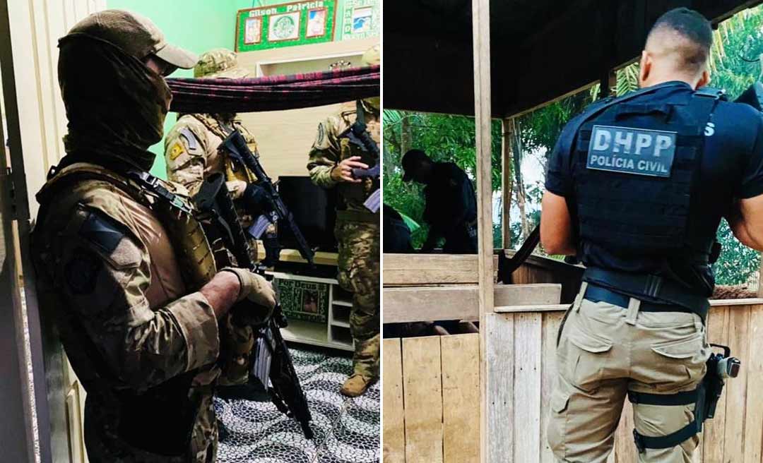 Polícia Civil deflagra operação "Tolerância 0" e desarticula núcleo criminoso em Manoel Urbano
