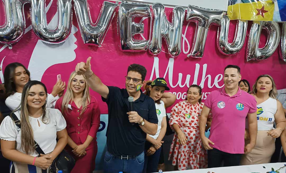 Em ato no PP, Gladson diz que não vai responder ataques de adversários: “Não vou perder meu tempo”