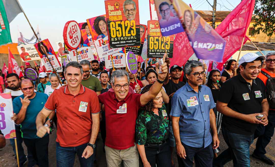 Jorge, Marcus e Nazaré levam a Caminhada da Esperança para os bairros do Segundo Distrito