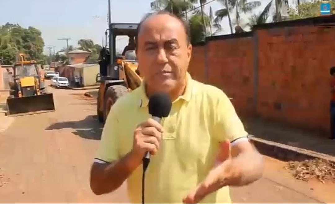 Em vídeo, Bocalom vira repórter por um dia e mostra ação de limpeza nos bairros