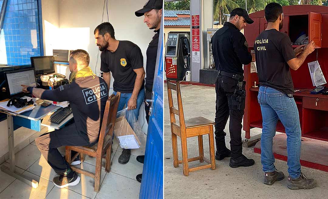 Polícia Civil deflagra operação para investigar suposto esquema de desvio de combustíveis na Secretaria de Obras de Feijó