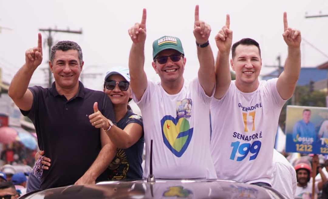 Gladson e Ney realizam carreata em Tarauacá e Feijó e destacam parcerias com os municípios