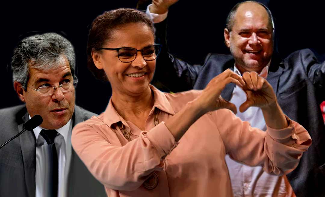 Marina ignora Jorge Viana e Nazaré e declara apoio a Nilson Euclides e Sanderson Moura