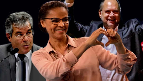 Marina ignora Jorge Viana e Nazaré e declara apoio a Nilson Euclides e Sanderson Moura