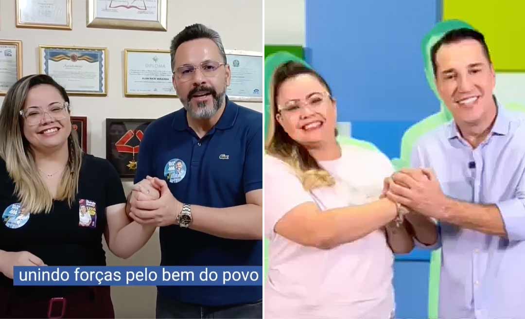 Michelle Melo desiste de apoiar Alan Rick e grava vídeo declarando apoio a Ney Amorim