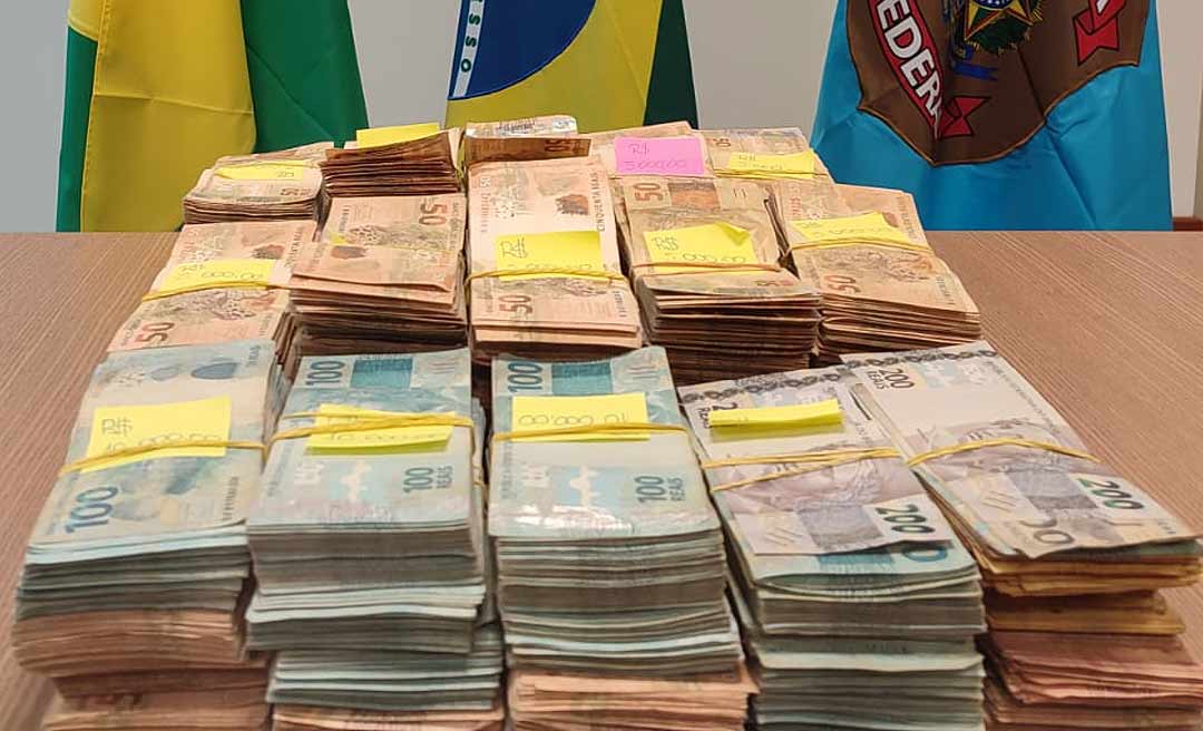 Quase R$ 400 mil, em espécie, são apreendidos em operações da PF
