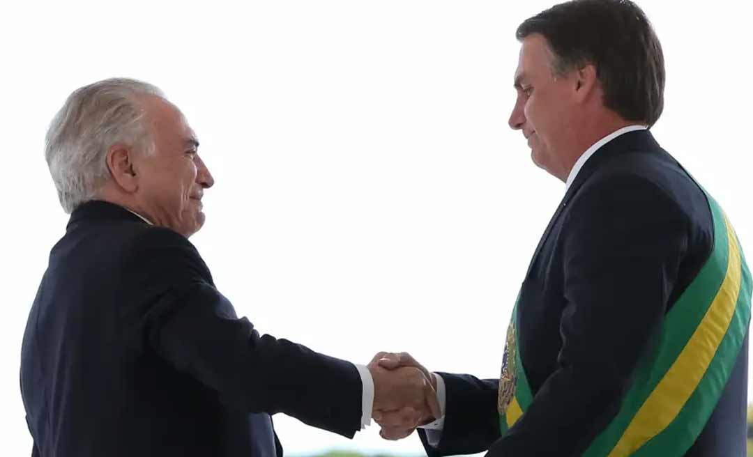 Michel Temer decide apoiar Bolsonaro e Tarcísio no segundo turno