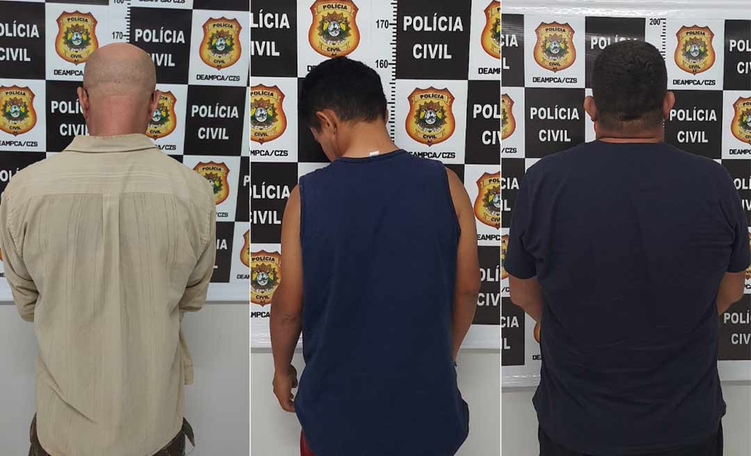 Polícia prende três em Cruzeiro do Sul por descumprir medida protetiva, lesão corporal e ameaça