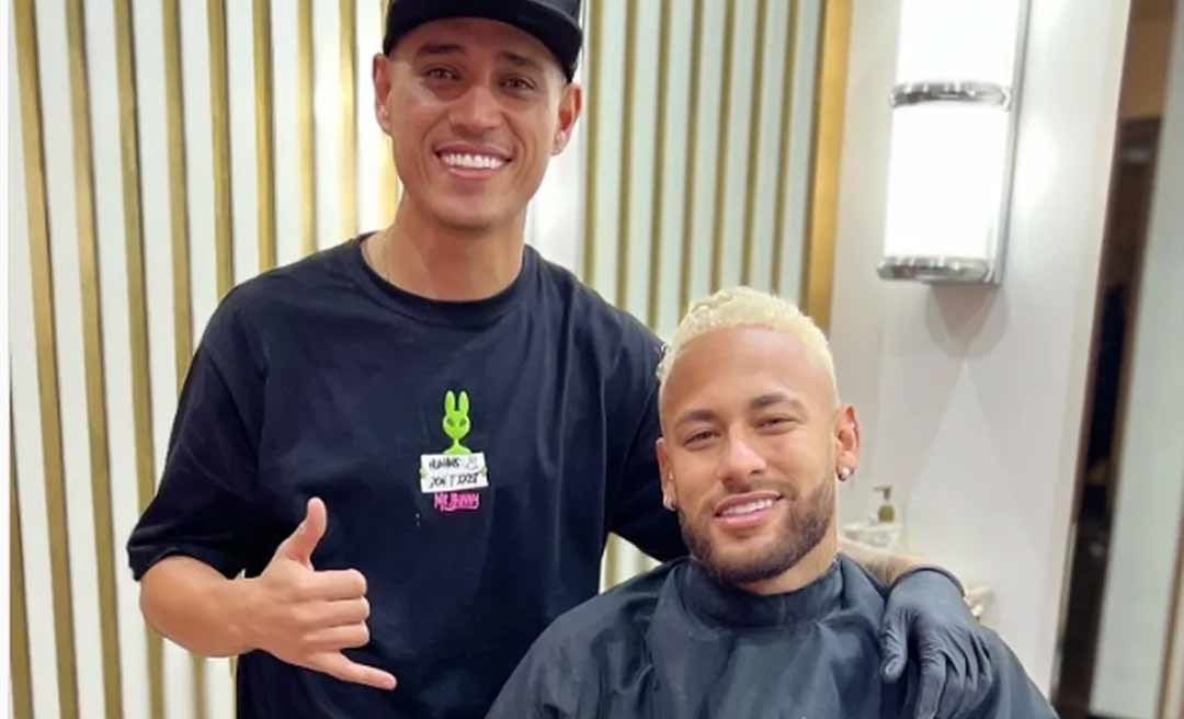 Neymar pinta o cabelo e muda visual para volta à Seleção na Copa do Mundo