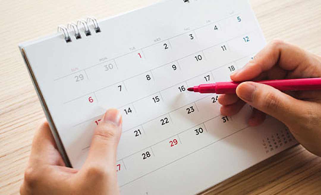 Governo do Acre divulga calendário de feriados e pontos facultativos de 2023