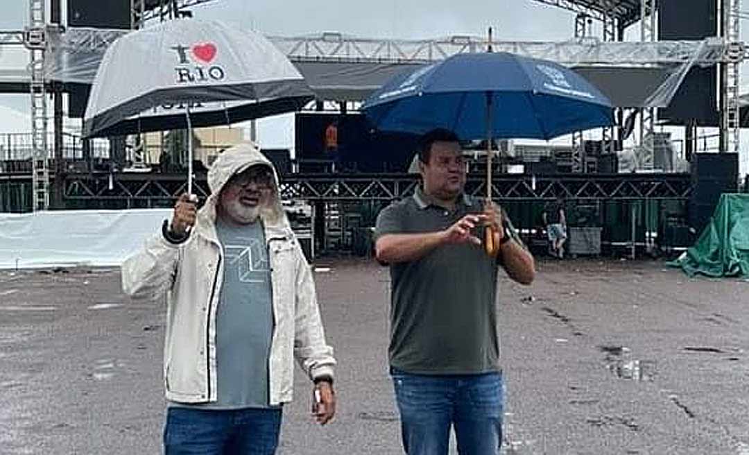 Dudé e Roxim, os magos dos eventos do governo, garantem festa de arromba no réveillon da Arena da Floresta