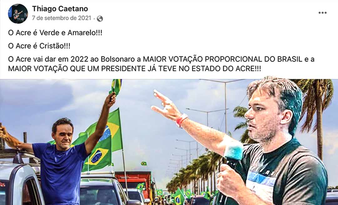 Petecão diz estar “brigando” por bolsonarista Thiago Caetano para o comando do Dnit