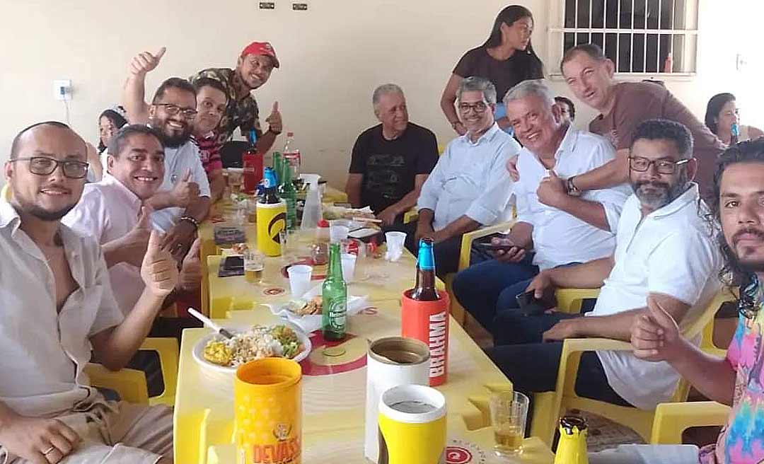 Petecão e Edvaldo no Bar do Zé do Branco