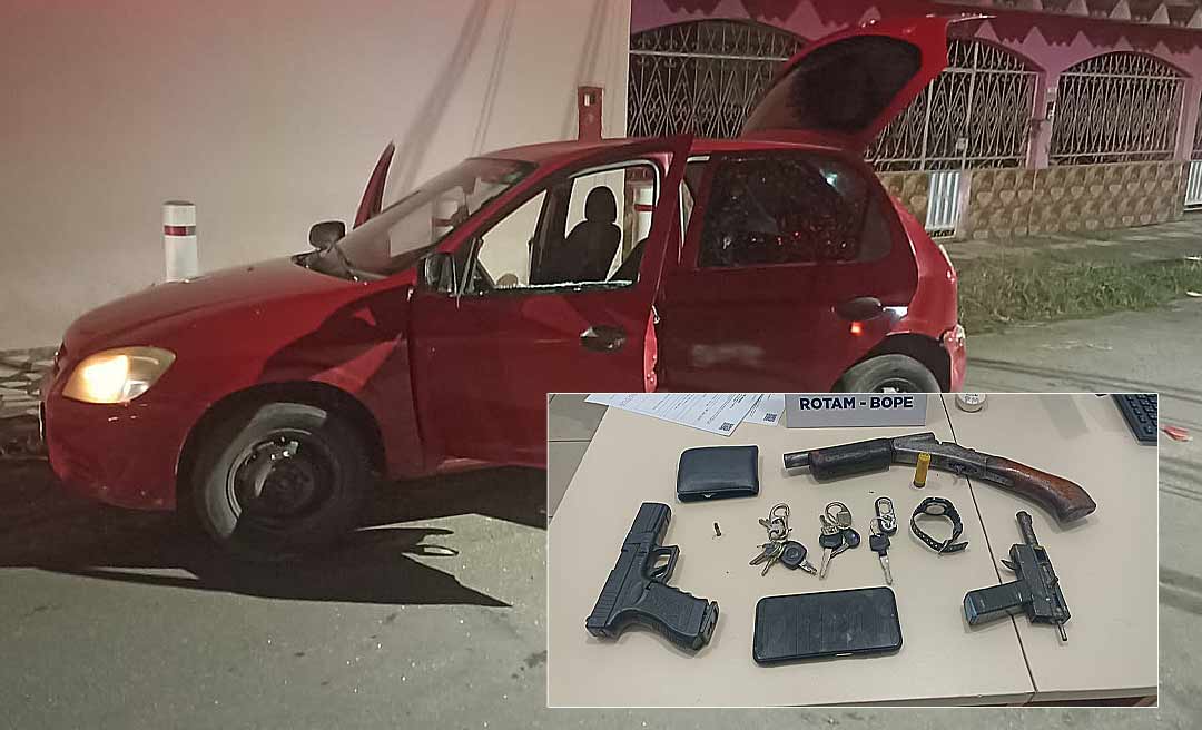 No Aviário, criminosos ficam feridos após troca de tiros com policiais da Rotam